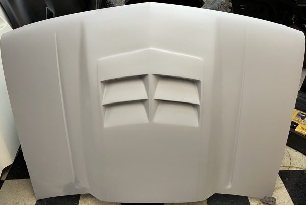 88-98 GMC Chevy Silverado Sierra C1500 OBS Primed ZL1 Cowl Hood - Image 4