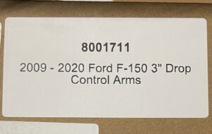 Front Lowering Drop Control Arm Kit for 09-20 Ford F150