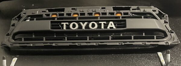 2012-2015 Toyota Tacoma TRD Pro Style Front Grill Grille w/ Lights - Image 3