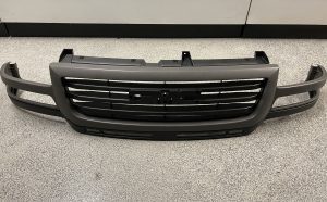 03-06 GMC HD Grille Grille Grey Black Paintable - Sierra 2500 / 3500
