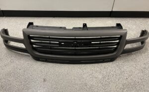 03-06 GMC HD Grille Grille Grey Black Paintable - Sierra 2500 / 3500