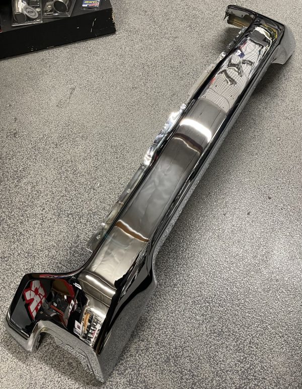 OEM Chrome Front Bumper for 19-21 Chevy Silverado 1500 - Image 3