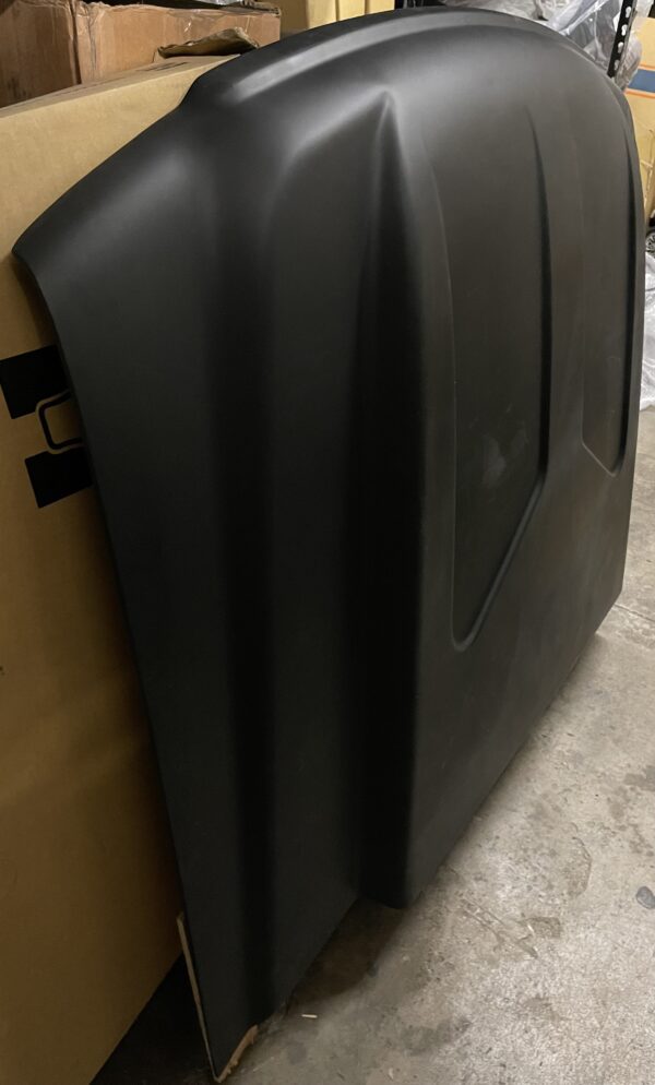 Cowl Hood for 07-13 GMC Sierra Trucks - Fiberglass Black - Image 3