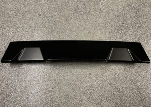 3pc Black Roof Cap Wing Spoiler w/ End Caps for 14-18 GMC Sierra 1500