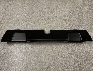 Black Roof Cap Wing Spoiler w/ End Caps for 19-21 Dodge Ram 1500