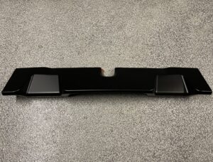 Black Roof Cap Wing Spoiler w/ End Caps for 19-21 Dodge Ram 1500