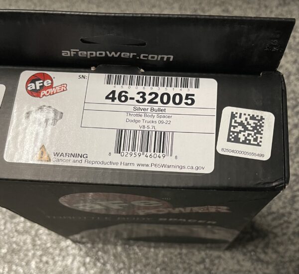 AFE Power Throttle Body Spacer for 09-22 Dodge Ram 5.7L 1500 Hemi - Image 3