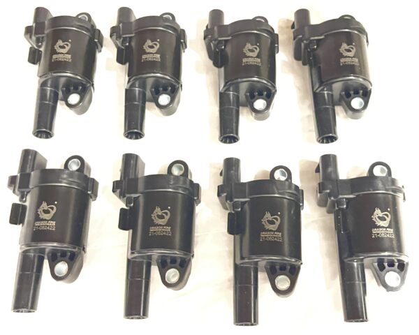 New Dragon Fire Ignition Coils Round or Square Set of 8 14-20 GM Gen V LT1 DFC1023-8 - Image 6