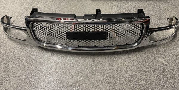 Denali Style Chrome Grill Grille for 00-06 GMC Yukon SUVs - Image 2