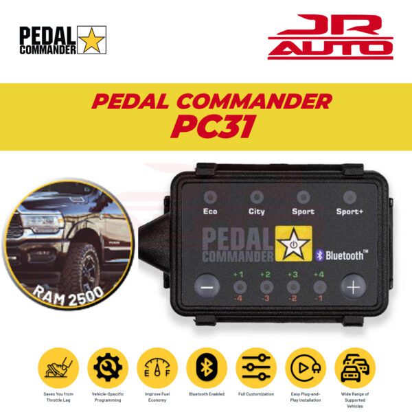 Pedal Commander PC31 Throttle Response Controller 07-18 Dodge Ram Jeep SRT8