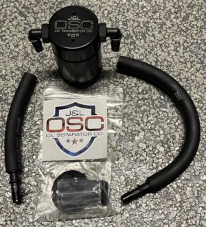 Black or Clear Anodized Oil Catch Can Separator Left or Right for F150 Lightning