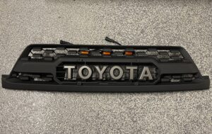 TRD Pro Style Grill Grille w/ Emblem & Lights 02-05 Toyota 4Runner