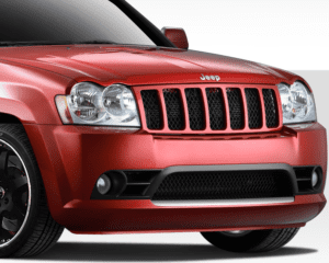 SRT Style Front Bumper Cover Black for 05-07 Jeep Grand Cherokee SRT8 109549