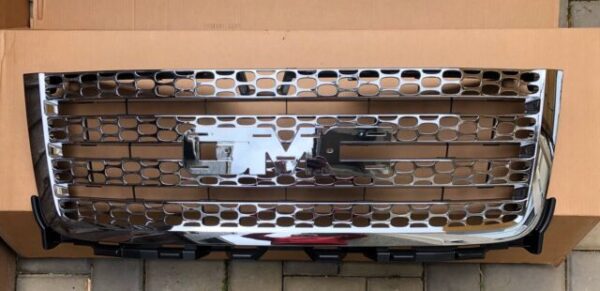 OEM 11-14 GMC Denali HD Grill Grille Chrome Sierra 2500 / 3500 20966057, High Quality - Image 5