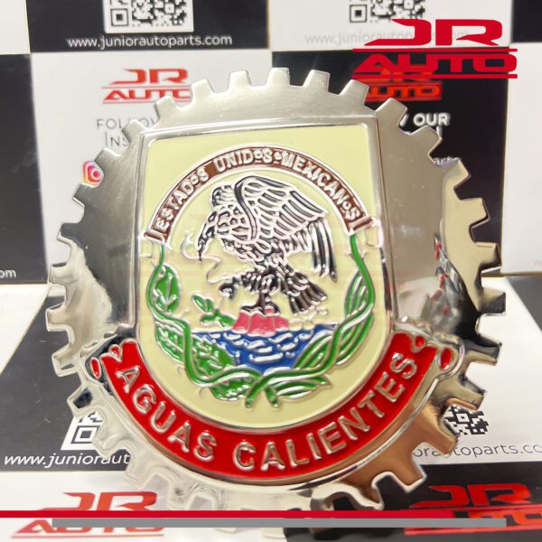 Aguascalientes - Flag Emblem Car Grille Badge