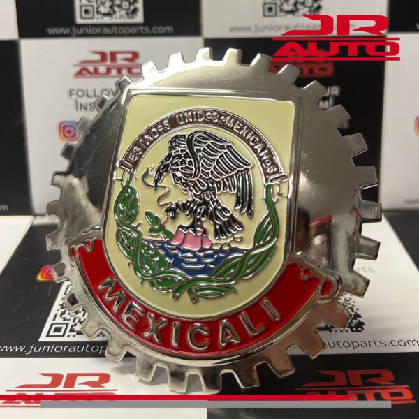 Mexicali - Flag Emblem Car Grille Badge