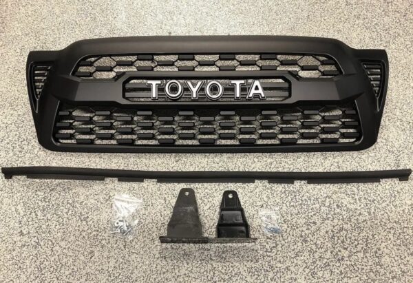 TRD Pro Style Grille Grill w/ Letters for 05-11 Toyota Tacoma Trucks