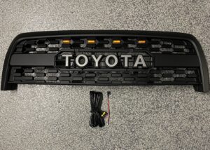 TRD Pro Style Grille Grill w/ Letters & LED Lights 03-06 Toyota Tundra