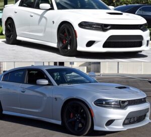 Front SRT Scat Pack Bumper Conversion Kit for 15-22 Dodge Charger 392 SRT8