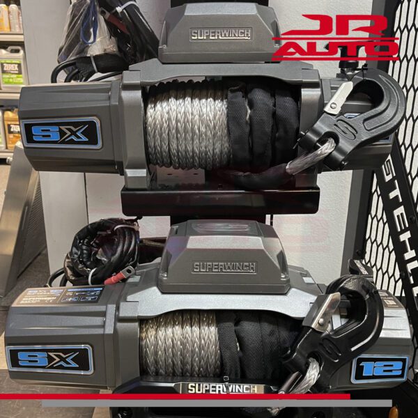 Superwinch SX10SR Winch Synthetic Rope 10,000lb Pull 12V DC Hook