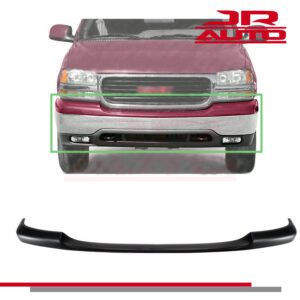 FRONT BUMPER UPPER PAD BLACK PLASTIC COVER For 99-02 GMC Sierra 1500 & 00-06 Yukon