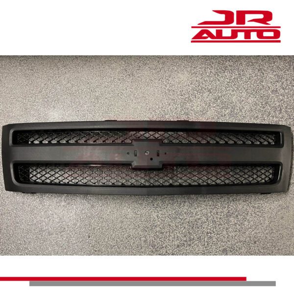 07-13 Silverado 1500 Front Grille Grill Black Paintable Chevy GM