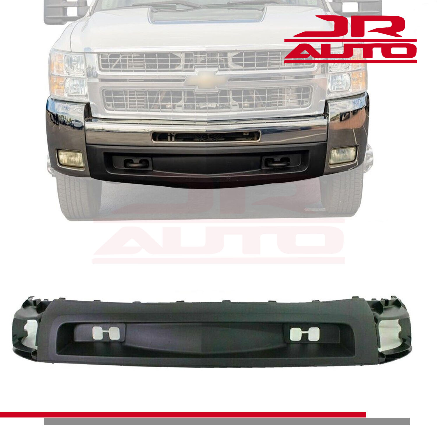 Front Lower Valance Extension Air Deflector For 2005-2006 Chevy Tahoe – Textured Plastic, GM1092184