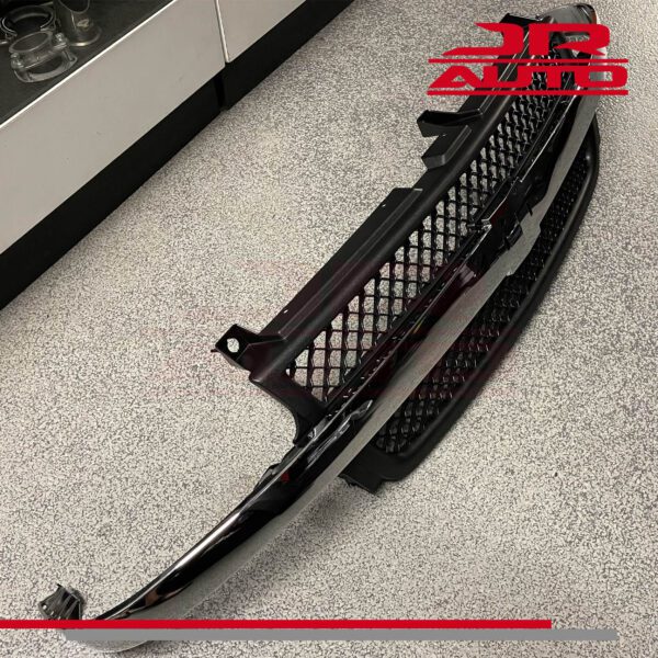 99-02 Chevy HD Grille Grill Chrome Black - Silverado 2500 / 3500 2pc