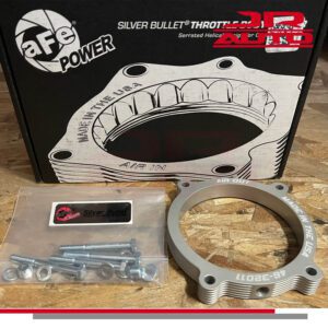 AFE 15-23 Dodge RAM Throttle Body Spacer Silver Bullet V8 6.2L TRX SRT SRT8