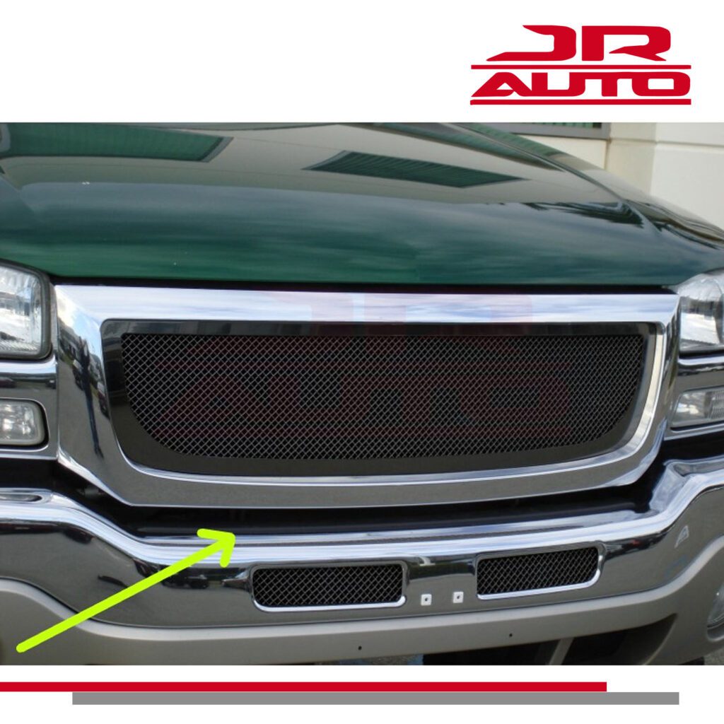 Front Bumper Upper Trim Pad Cover Filler for 2003-2007 GMC Sierra 1500 ...
