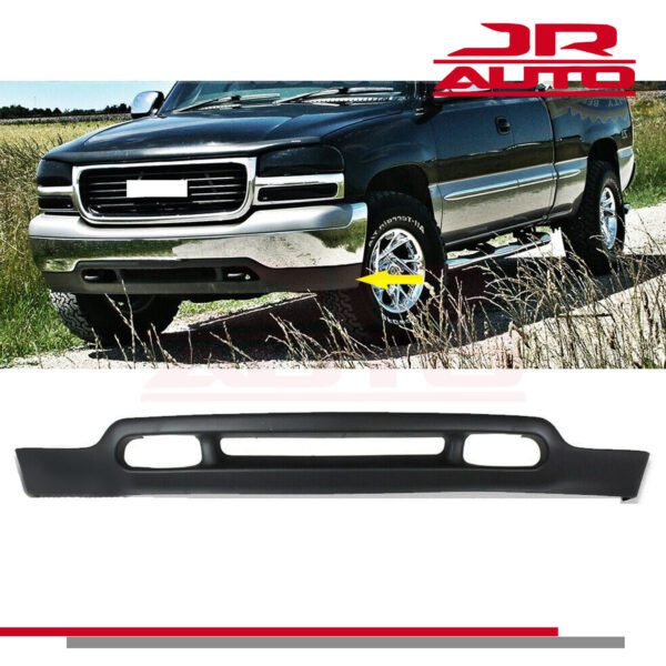 Front Lower Valance Air Deflector Textured For 1999-2002 GMC Sierra & 2000-2006 Yukon