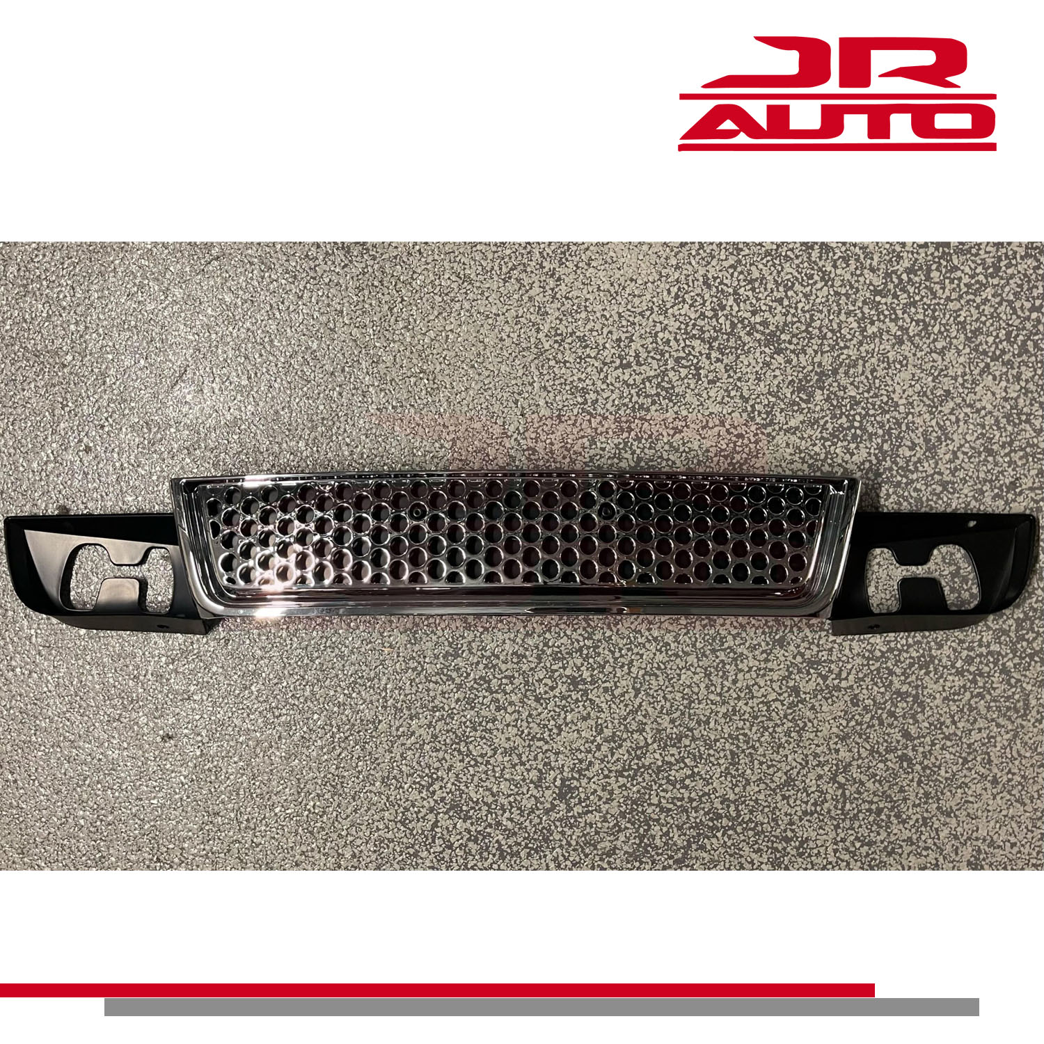 Denali Style Mesh Grille – 2015-2020 GMC Yukon / Yukon XL – Chrome Finish, Direct Fit, Emblem Not Included