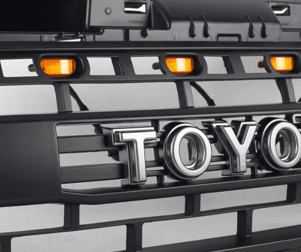 2012-2015 Toyota Tacoma TRD Pro-Style Grill Grille Letters Logo & Amber LED Lights