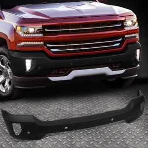 2016-2019 Black Primed Front Bumper with Sensor+Fog Light Holes for 16-19 Chevy Silverado 1500 OEM - With Sensor Holes