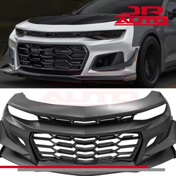 2016-2023 Chevy Camaro 1LE Style Unpainted Black Front Bumper Cover 16-18 19-23 19-22