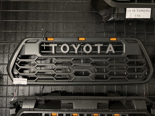 2016-2022 Toyota Tacoma TRD Pro Style Grille w Raptor Style Amber Lights 16-21 16-22