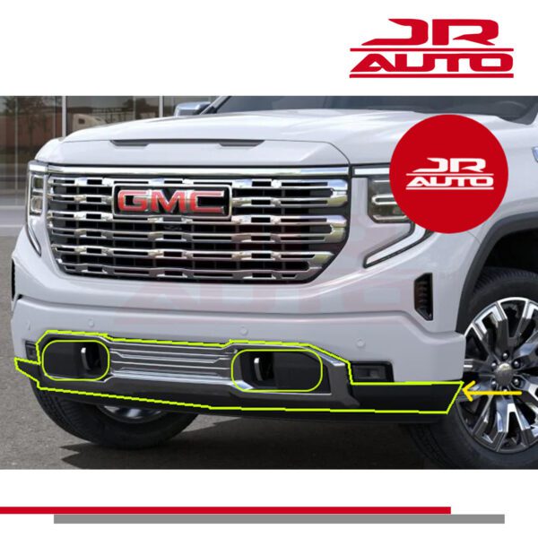 22-24 GMC Sierra 1500 Denali Conversion Valance and Chrome Skid Plate