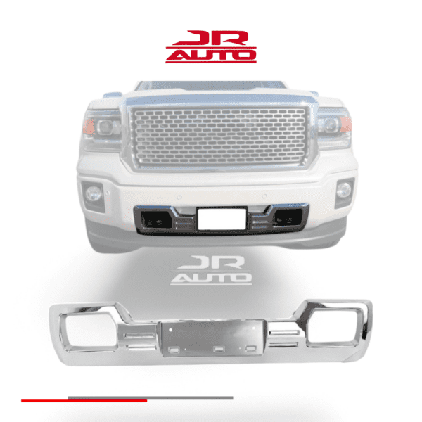 2014-2015 GMC Sierra 1500 Denali Style Chrome Bumper Low Grille Skid Plate