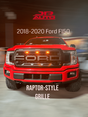 2018 2019 2020 Ford F150 Grill Raptor Style Offroad Front Grille w/LED