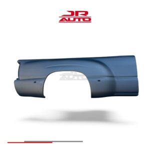 99-07 Chevy Silverado Long Bed Side Bedside Molding Panel Black Fiberglass OEM Replacement