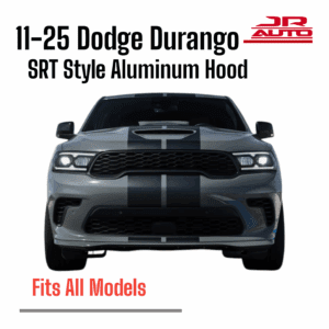 2011-2025 Dodge Durango SRT Style Aluminum Hood with Scoops