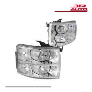 2007-2014 Chevy Silverado Chrome Headlights