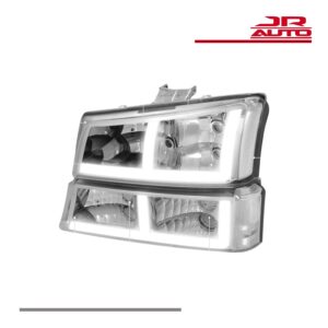 2003-2007 Chevy Silverado LED DRL Headlights Bumper Lamps