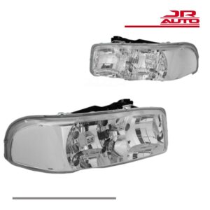 1999-2006 GMC Sierra GMT800 Chrome Headlights Set