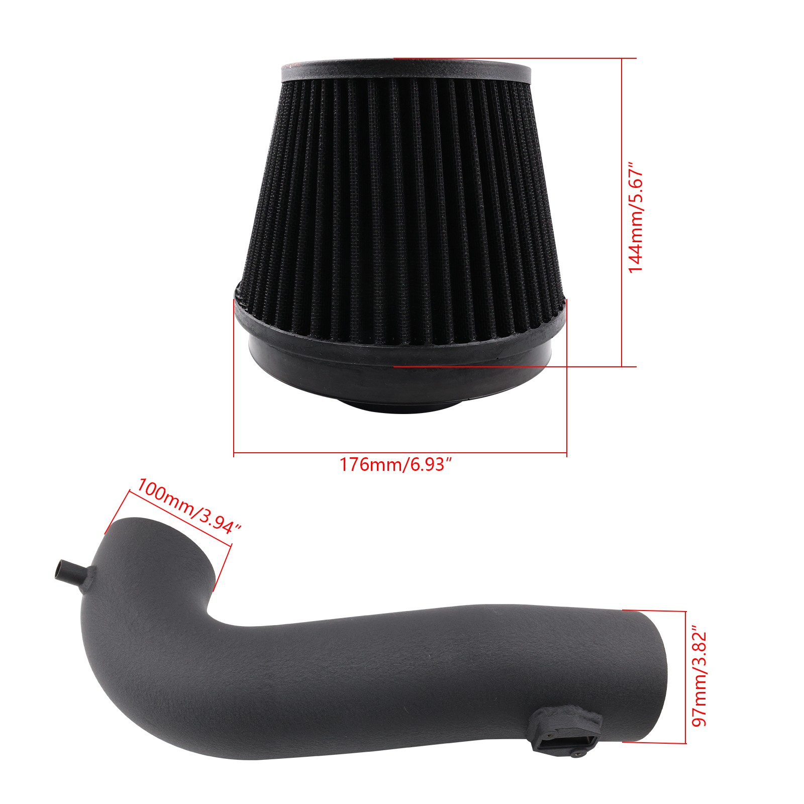 19-25 Chevy Silverado / GMC Sierra / Yukon 5.3L 6.2L V8 Heat Shield Cold Air Intake Kit - Image 3