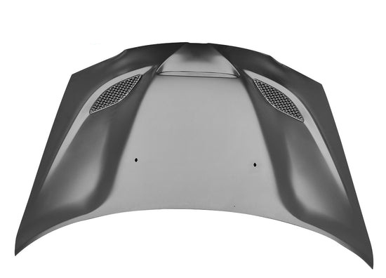 11-23 Chrysler 300 SRT Hellcat Front Scoop Vent Aluminum Primed Hood - Image 3